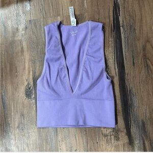 Urban Outfitters Lavender Ribbed Tank Top